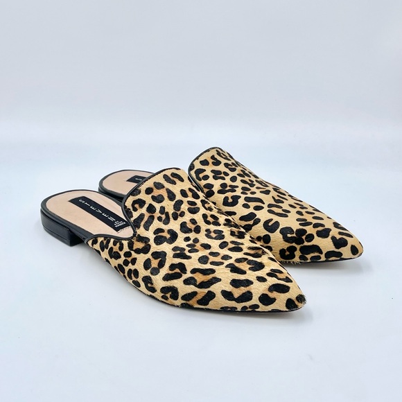 STEVEN by Steve Madden Velma Leopard Print Calf Hair Valent Mules Women’s size 7 - Picture 1 of 11